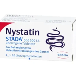 NYSTATIN STADA 500.000 I.E. überzogene Tab. 20 St