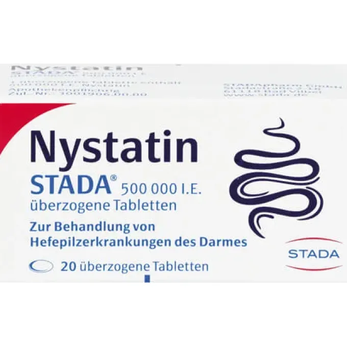 NYSTATIN STADA 500.000 I.E. überzogene Tab. 20 St