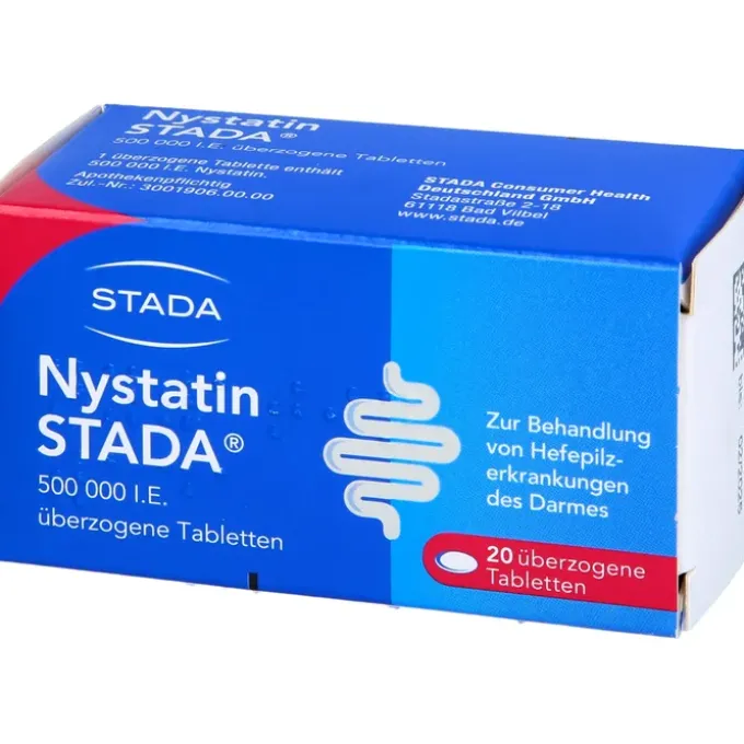 NYSTATIN STADA 500.000 I.E. überzogene Tab. 20 St