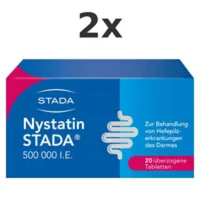 NYSTATIN STADA 500.000 I.E. überzogene Tab. Set 2x 20St