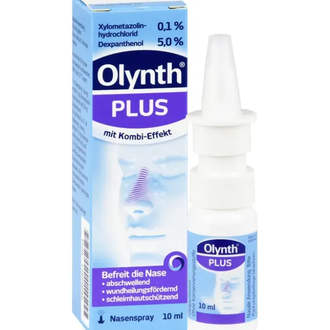 OLYNTH Plus 0,1%/5% für Erw.Nasenspray o.K. 10 ml