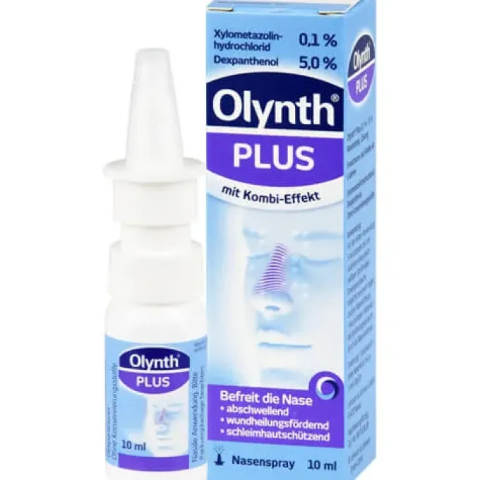 OLYNTH Plus 0,1%/5% für Erw.Nasenspray o.K. 10 ml