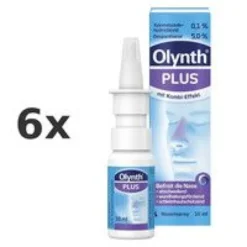 OLYNTH Plus 0,1%/5% für Erw.Nasenspray o.K. 6 x 10 ml 6x10ml