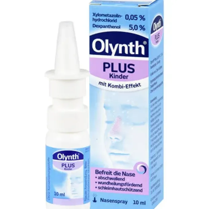 OLYNTH Plus 0,05%/5% für Kinder Nasenspray o.K. 10 ml