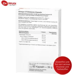 OMEGA-3 FETTSÄUREN 500 mg/60% Kapseln 60 Stück