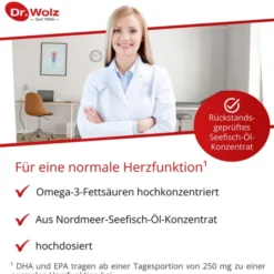 OMEGA-3 FETTSÄUREN 500 mg/60% Kapseln 60 Stück