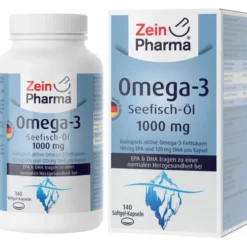 OMEGA-3 1000 mg Seefischöl Softgel-Kapseln hochdo. 140 Stück