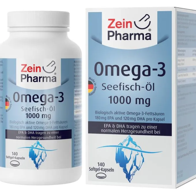OMEGA-3 1000 mg Seefischöl Softgel-Kapseln hochdo. 140 Stück