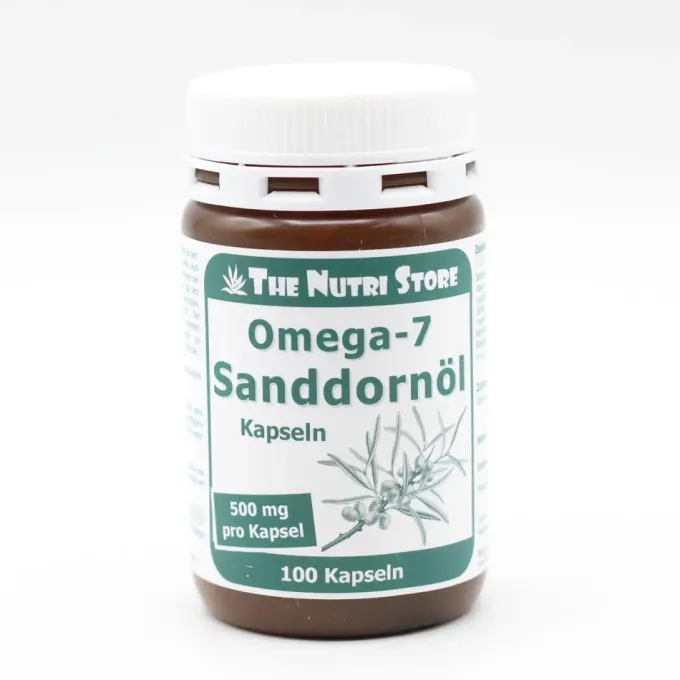 OMEGA 7 Sanddornöl 500 mg Bio Kapseln 100 Stück