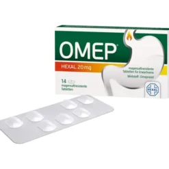 OMEP HEXAL 20 mg magensaftresistente Tabletten 14 St