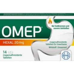 OMEP HEXAL 20 mg magensaftresistente Tabletten 14 St