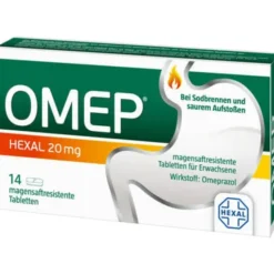 OMEP HEXAL 20 mg magensaftresistente Tabletten 14 St