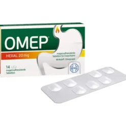 OMEP HEXAL 20 mg magensaftresistente Tabletten 14 St