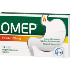 OMEP HEXAL 20 mg magensaftresistente Tabletten 14 St
