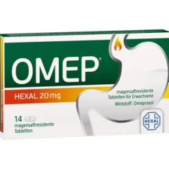 OMEP HEXAL 20 mg magensaftresistente Tabletten 14 St