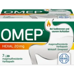 OMEP HEXAL 20 mg magensaftresistente Hartkapseln 7 St