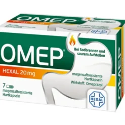OMEP HEXAL 20 mg magensaftresistente Hartkapseln 7 St