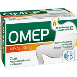 OMEP HEXAL 20 mg magensaftresistente Hartkapseln 7 St