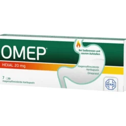 OMEP HEXAL 20 mg magensaftresistente Hartkapseln 7 St