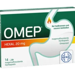 OMEP HEXAL 20 mg magensaftresistente Hartkapseln 14 St