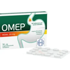 OMEP HEXAL 20 mg magensaftresistente Hartkapseln 14 St