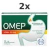 OMEP HEXAL 20 mg magensaftresistente Hartkapseln Set 2x14St