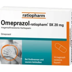 OMEPRAZOL-ratiopharm SK 20 mg magensaftr.Hartkaps. 14 St