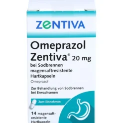 OMEPRAZOL Zentiva 20 mg bei Sodbrennen 14 St