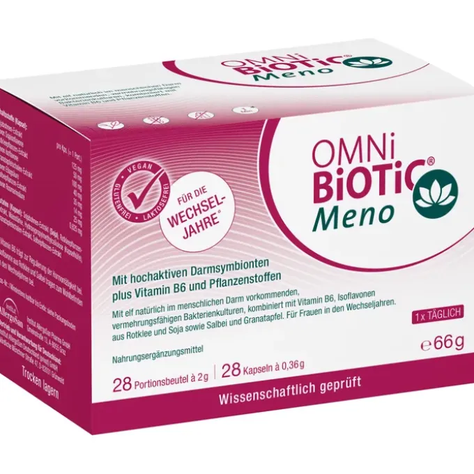 OMNI BiOTiC Meno 28x2 g Sachets+28 Kapseln 56 Stück à 1,18 g