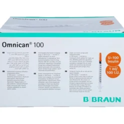 OMNICAN Insulinspr.1 ml U100 m.Kan.0,30x8 mm einz. 100 St