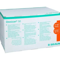 OMNICAN Insulinspr.0,5 ml U100 m.Kan.0,30x8 mm ei. 100X1 St