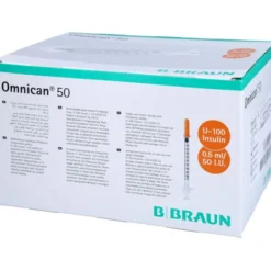 OMNICAN Insulinspr.0,5 ml U100 m.Kan.0,30x12 mm e. 100 St