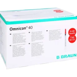 OMNICAN Insulinspr.1 ml U40 m.Kan.0,30x8 mm einz. 100X1 St