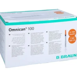OMNICAN Insulinspr.1 ml U100 m.Kan.0,30x12 mm ein. 100X1 St