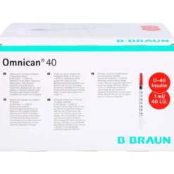 OMNICAN Insulinspr.1 ml U40 m.Kan.0,30x12 mm einz. 100 St