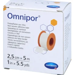 OMNIPOR Fixierpflaster Vlies 2,5 cmx5 m 1 St
