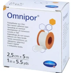 OMNIPOR Fixierpflaster Vlies 2,5 cmx5 m 1 St