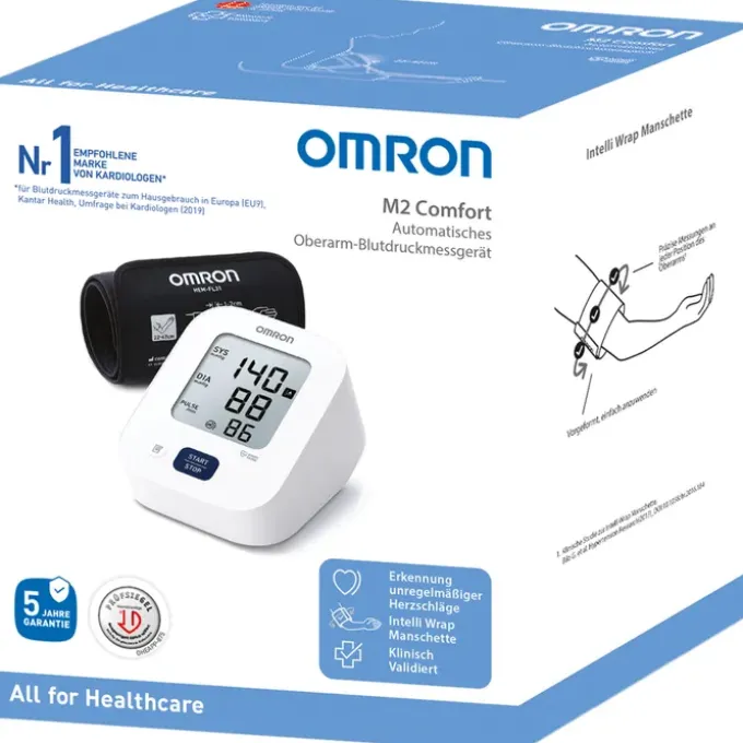 OMRON M2 Comfort Oberarm Blutdruckmessgerät 1 St
