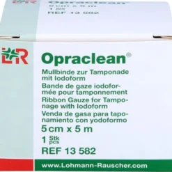 OPRACLEAN Mullbinde z.Tampon.m.Jodoform 5 cmx5 m 1 St