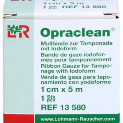 OPRACLEAN Mullbinde z.Tampon.m.Jodoform 1 cmx5 m 1 St