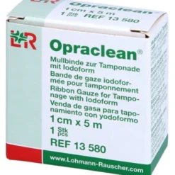 OPRACLEAN Mullbinde z.Tampon.m.Jodoform 1 cmx5 m 1 St