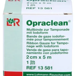 OPRACLEAN Mullbinde z.Tampon.m.Jodoform 2 cmx5 m 1 St