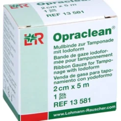 OPRACLEAN Mullbinde z.Tampon.m.Jodoform 2 cmx5 m 1 St