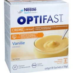 OPTIFAST home Creme Vanille Pulver 8 Stück