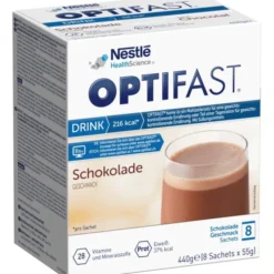OPTIFAST home Drink Schokolade Pulver 8 Stück