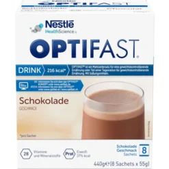 OPTIFAST home Drink Schokolade Pulver 8 Stück