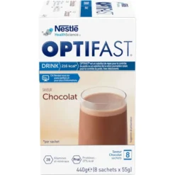 OPTIFAST home Drink Schokolade Pulver 8 Stück