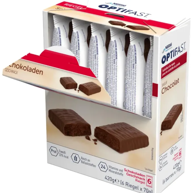 OPTIFAST Riegel Schokolade 6X70 g