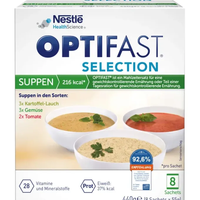 OPTIFAST Selection Suppen Pulver 8X55 g