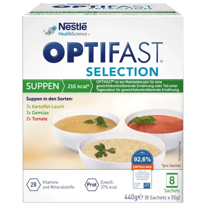 OPTIFAST Selection Suppen Pulver 8X55 g